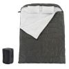Adult Double Warm Sleeping Bag With Pillow, Lightweight, Portable And Compact Double Sleeping Bag